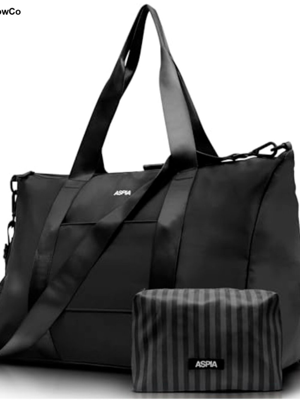 3-in-1 Duffle Bag for Women with Laptop & Yoga Mat Space Shoe Compartment